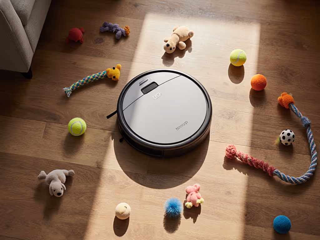 quiet_robot_vacuum_navigating_around_pet_toys
